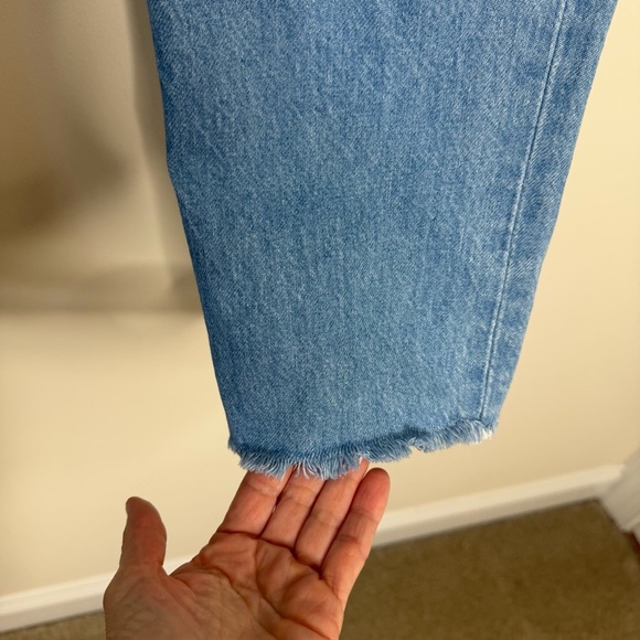 Rag & Bone Nina High-Rise Cigarette Ankle Jean raw edge Size 27 button fly - Picture 8 of 15